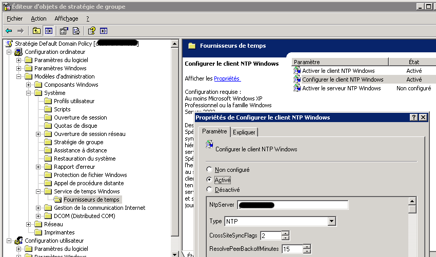 Installer Serveur Ntp Sous Windows Xp